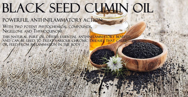 cocojojo Black Cumin Oil - Black Seed Oil - Kalonji Oil Cold Pressed 16 oz Pure Natural Seed Oil Hair Beard Face Lips Skin Joint - Image 3